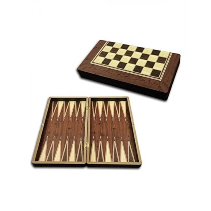 24,5 x 48 x 6 cm Boyutunda Yüksek Kalite Arka Gammon