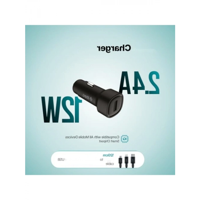 2.4A Araç İçi USB-A Şarj Aleti - Hızlı ve Güvenilir