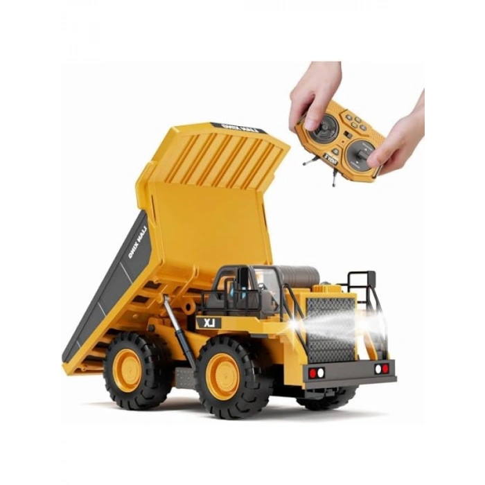 2.4GHz Uzaktan Kumandalı Şarjlı Işıklı Damperli Kamyon