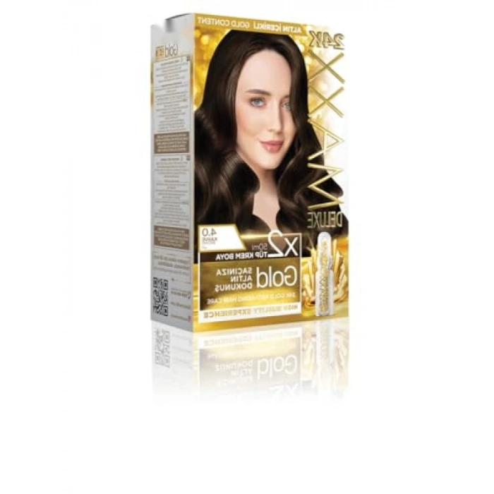 24K Altın Parçacıklı Serum ve Saç Boyası Seti