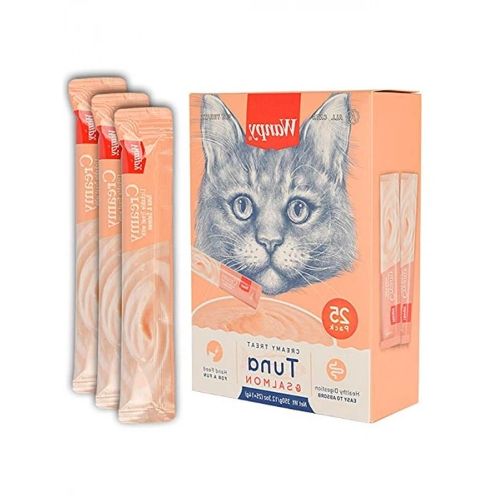 25 Adet Ton Balığı ve Somonlu Sıvı Kedi Ödülü