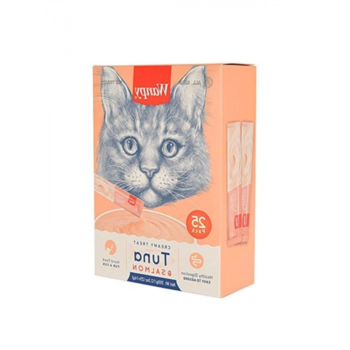 25 Adet Ton Balığı ve Somonlu Sıvı Kedi Ödülü