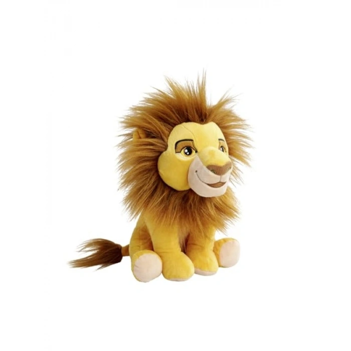 25 cm Boyutunda Detaylı Peluş Aslan Figürü