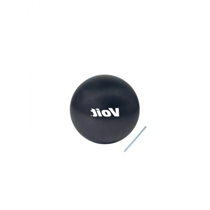 25 cm Boyutunda Siyah Pilates Topu, Denge ve Egzersiz İçin