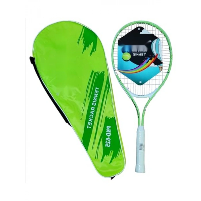 25 İnç Yeşil Panda Desenli Profesyonel Tenis Raket