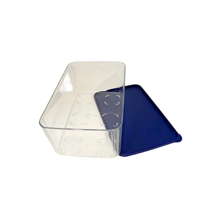 2,5 L Kapasiteli Şeffaf Dikdörtgen Buzdolabı Konteyneri - Uzun Ömürlü