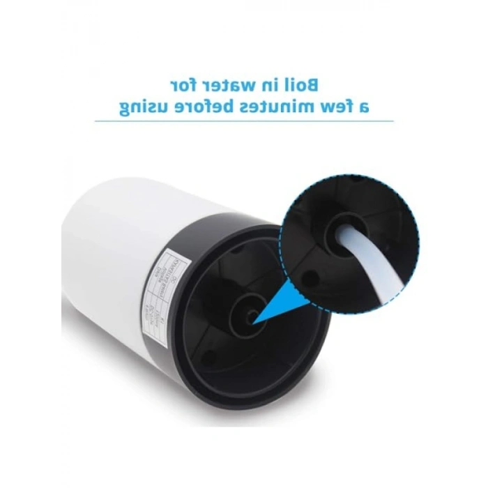 2,5 Litre Su Sebili, USB Şarjlı Su Pompası