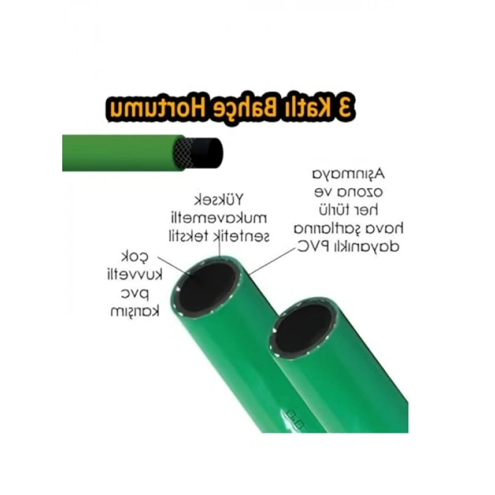 25 METRE 3 Katlı Dayanıklı Bahçe Hortumu - 12.5 mm