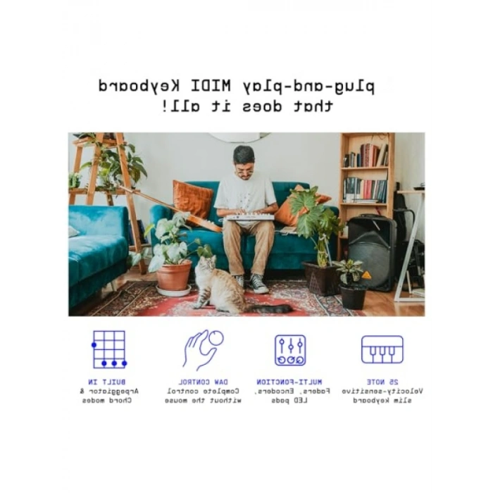 25 Nota Hız Hassasiyetli Klavye