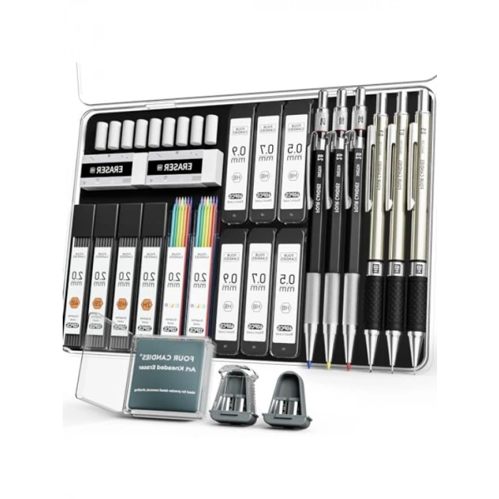 25 Parça Mekanik Kurşun Kalem Seti