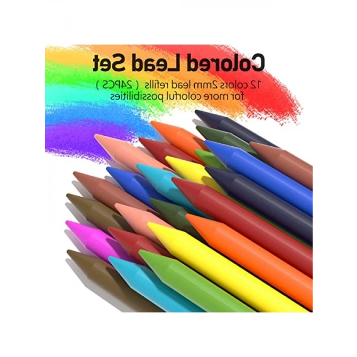 25 Parça Mekanik Kurşun Kalem Seti