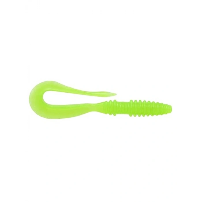 2.5 Silikon Yem - Şeffaf Chartreuse Glow Renk
