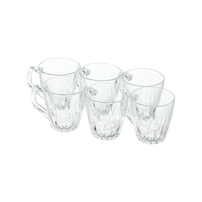 250 CC Kapasiteli 6lı Kulplu Fincan Seti