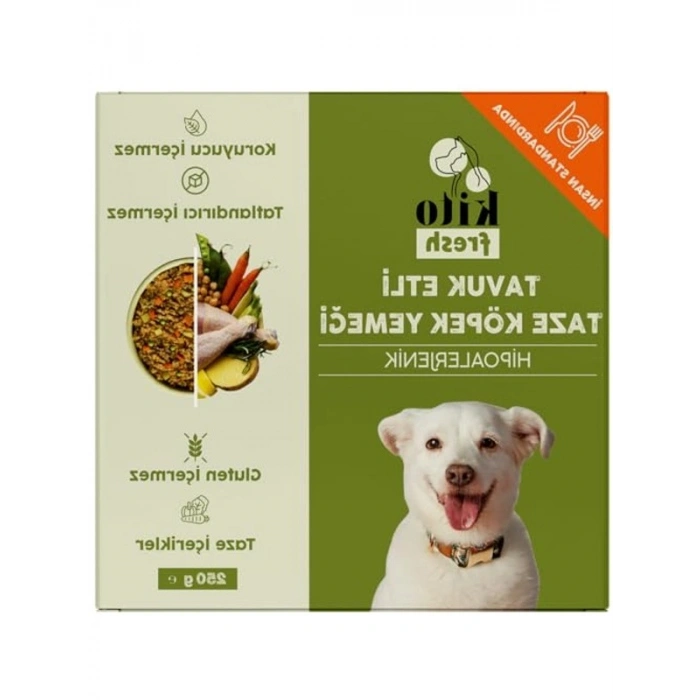 250 gr %100 Taze Tavuk Etli Köpek Yemeği