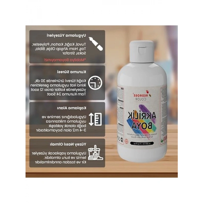 250 gr Açık Pembe Akrilik Boya, Sanat Malzemesi