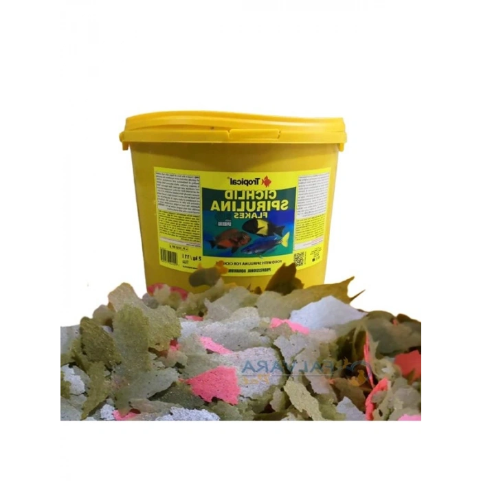 250 gr tropikal cichlid spirulina pul balık yemi