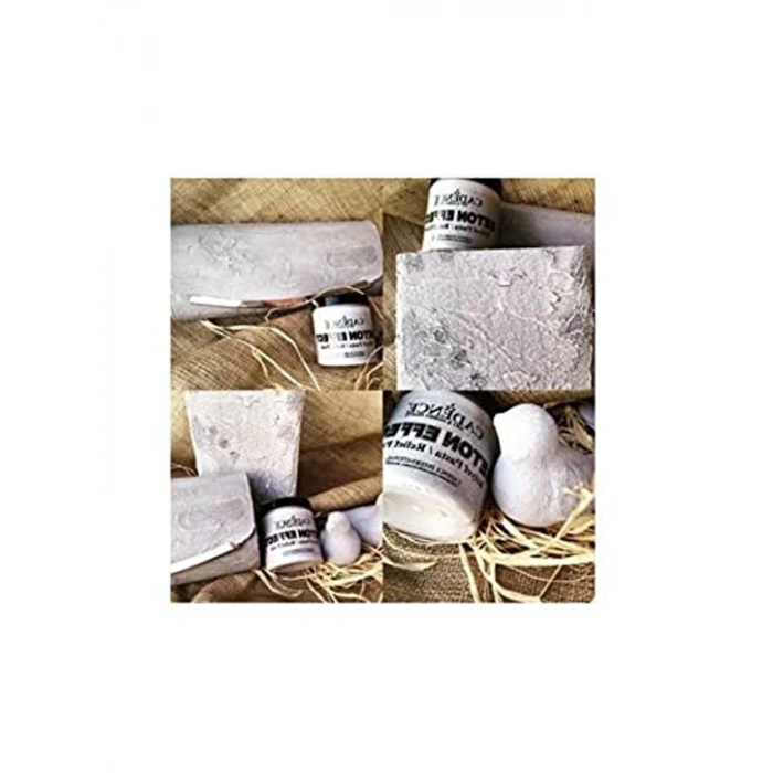 250 ml Beton Effeck Rölyef Pasta, Hobi ve Sanat Çalışmaları için