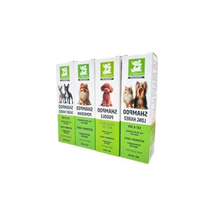 250 mllik premium kalitede köpek şampuanı, özel formül