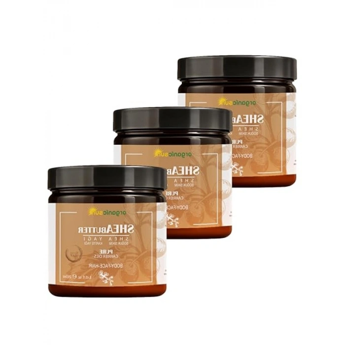 250 ml x 3 Adet Shea Yağı, %100 Ham ve Doğal