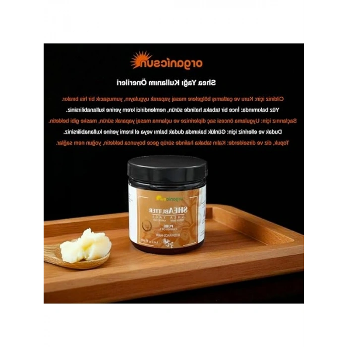 250 ml x 3 Adet Shea Yağı, %100 Ham ve Doğal