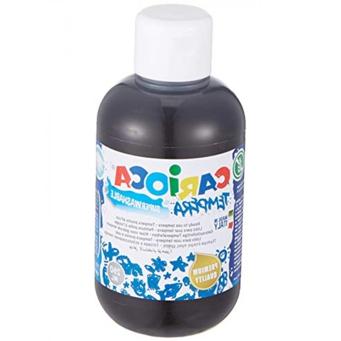250 ml Yıkanabilir Siyah Tempera Suluboya Boyası