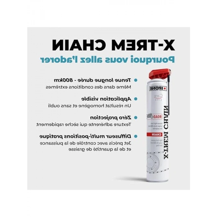 250 ML Zincir Yağı, X-Trem Chain Road Sprey, Yüksek Performans