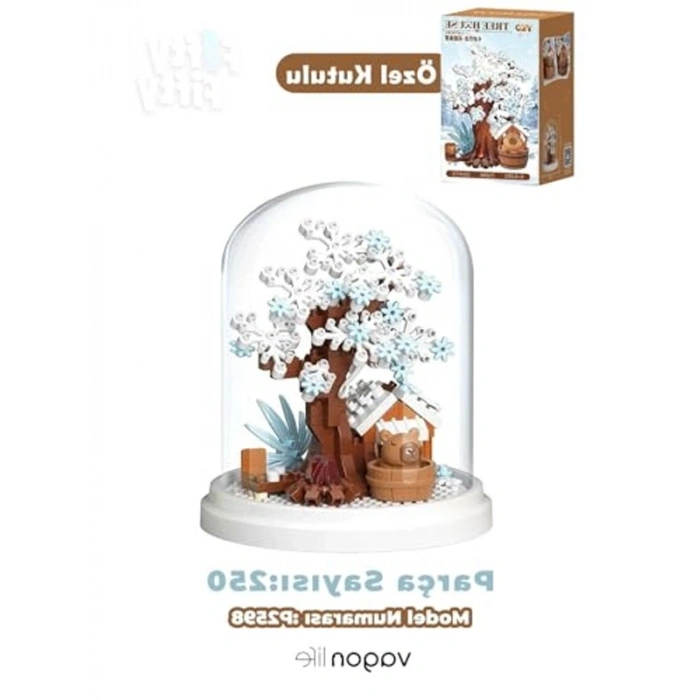 250 Parça Kapibara Figürlü Ağaç Ev Yapım Seti