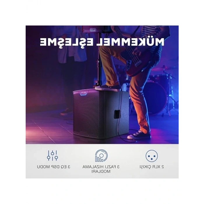 2500W Güç Kapasitesine Sahip 30,48 Cm Derin Bas Hoparlör