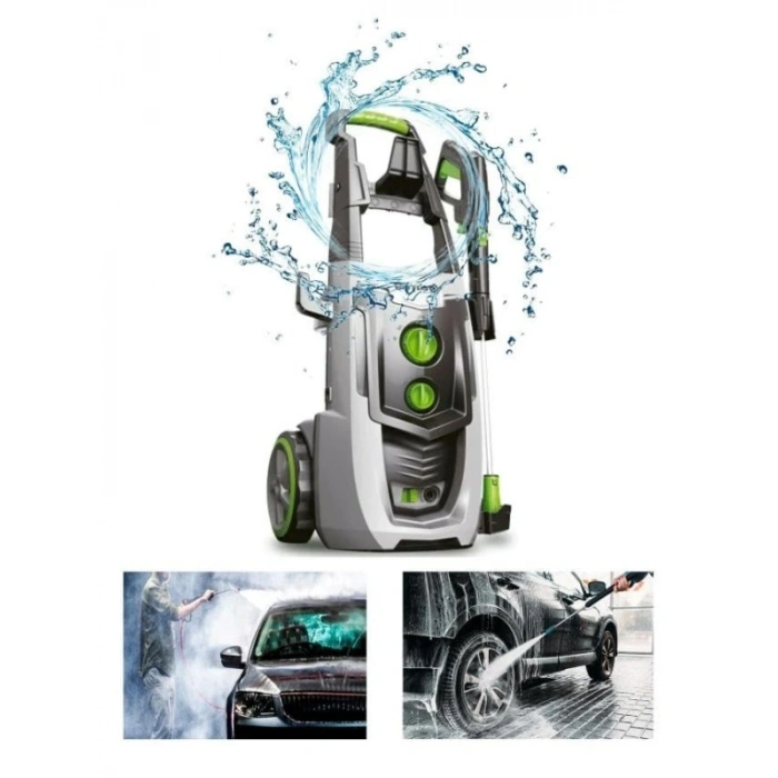 2500W Güçlü Basınçlı Yıkama Makinesi, 195 Bar