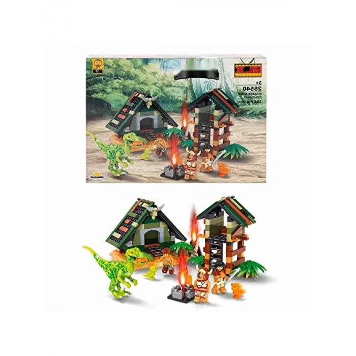 252 Parça Dinozor ve Savaşçı Seti - Eğlenceli Oyun Deneyimi