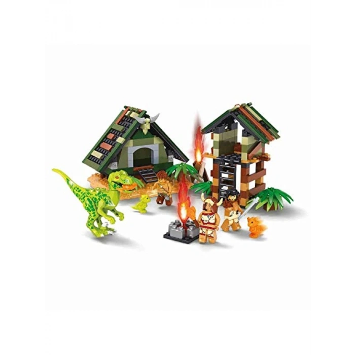 252 Parça Dinozor ve Savaşçı Seti - Eğlenceli Oyun Deneyimi