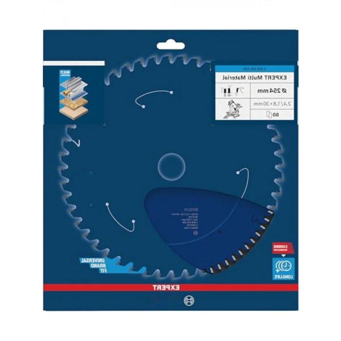 254 mm Dış Çaplı Çok Amaçlı Testere - 80 Dişli