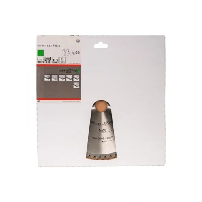 254x30 mm 60 Dişli Profesyonel Daire Testere Bıçağı Ahşap Kesimi İçin