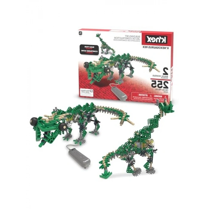 255 Parça Motorlu Osaurus Rex Yapı Seti, İki Model ile Renkli Eğlence