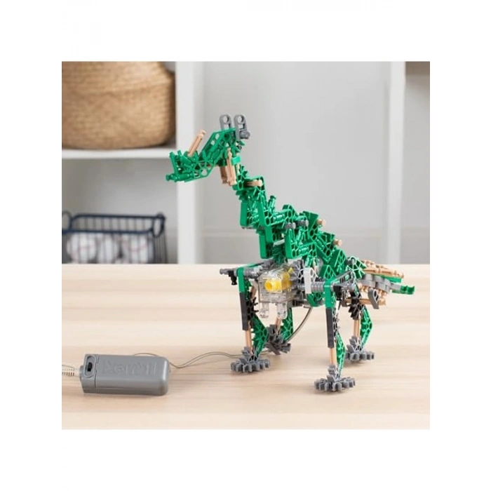 255 Parça Motorlu Osaurus Rex Yapı Seti, İki Model ile Renkli Eğlence
