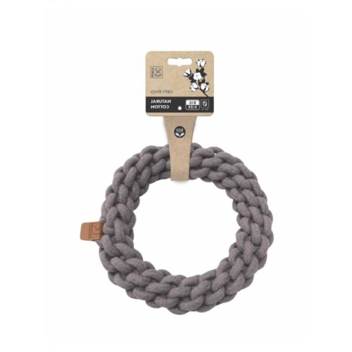 25cm Örgü Halka Oyuncak - Gri