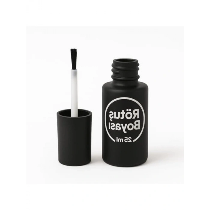 25ml Fırçalı Parlak Siyah Rötuş Boyası Seti, Kolay Uygulama