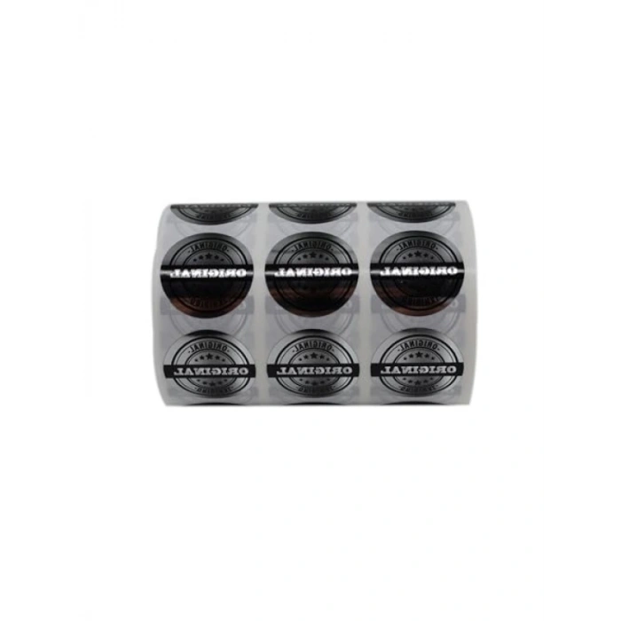 25mm Çapında Metalize Etiket - 1000 Adet