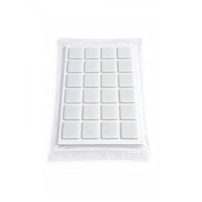 25mm x 25mm Yapışkanlı Keçe Ped, 32 Parça Set ile Zemin Koruma