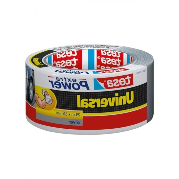 25mx50mm Gri Duct Bant, Extra Power ile Yüksek Dayanıklılık