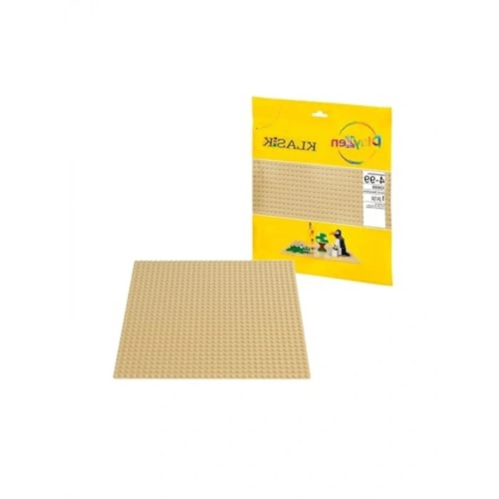 25x25 cm Sert Taban Yapı Blok Platformu, Lego ile Uyumlu