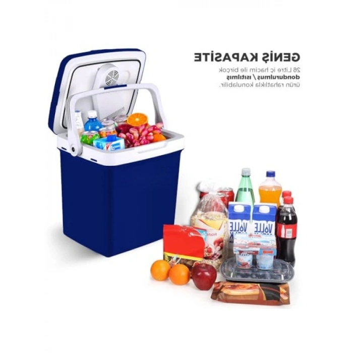 26 Litre Kapasiteli Termoelektrikli Araç Buzdolabı