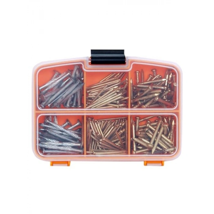 260 Adet Paslanmaz Çivi Seti, 3 Çeşit
