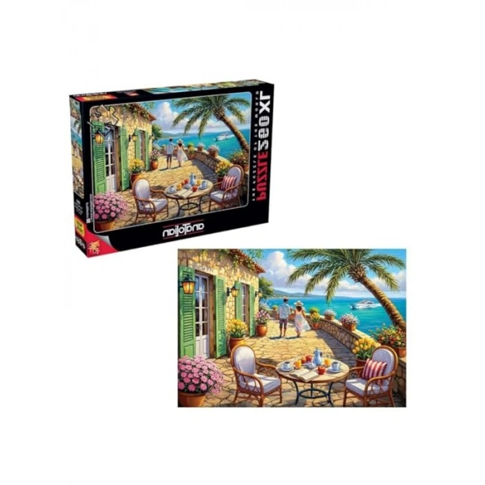 260 Parça Tatil Kaçamağı Temalı Puzzle, Eğlenceli Zaman