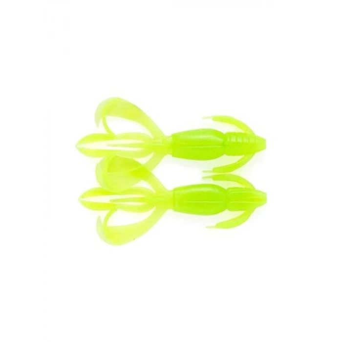 2.8 Çekici Şeffaf Chartreuse Glow Silikon Yem