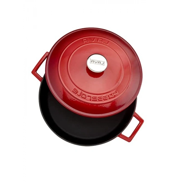 28 cm Metal Döküm Çok Amaçlı Yayvan Tencere