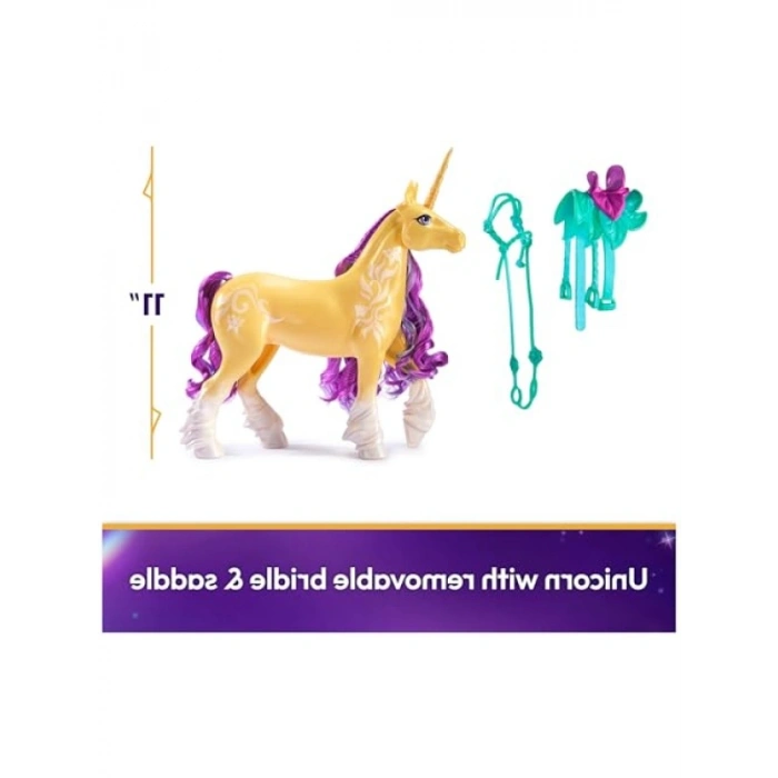 28 cm Tek Boynuzlu At Figürü - Yaratıcı Oyun İçin