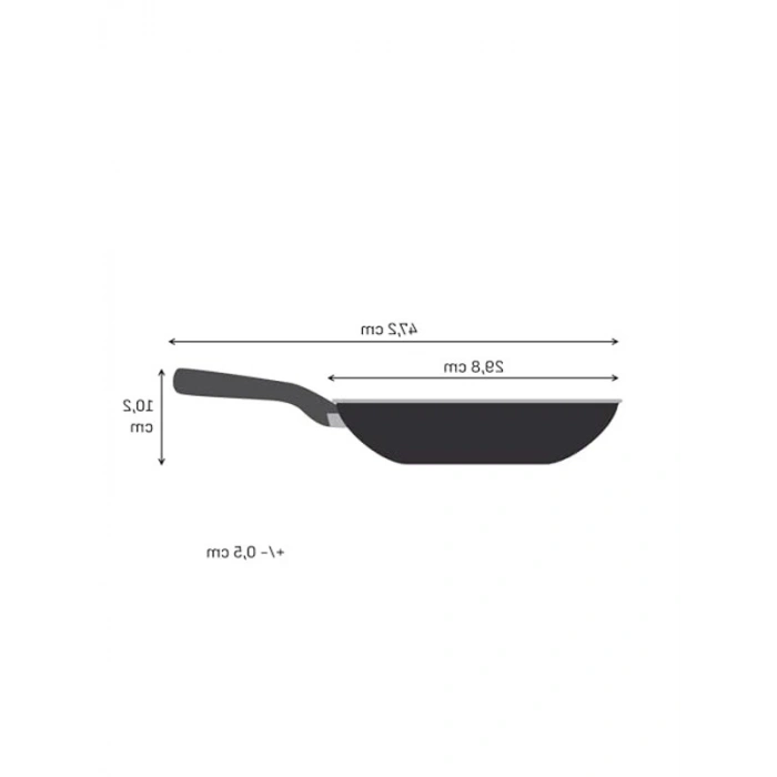 28 cm Wok Tava, Çok Amaçlı Pişirme, Dayanıklı Yapı