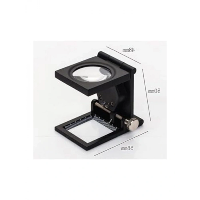 28 mm Metal Lüp, LED Işıklı Katlanır Büyüteç ile Detayları Görün