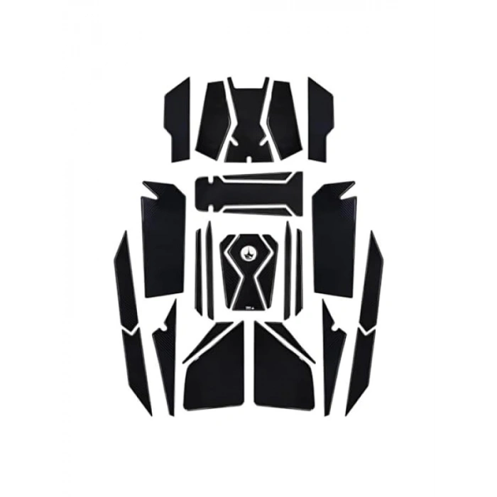 28 Parça Kaydırmaz Tank Pad - 6D Karbon